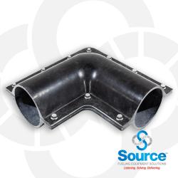 3 Inch 2-Piece Secondary Containment 90 Degree Elbow