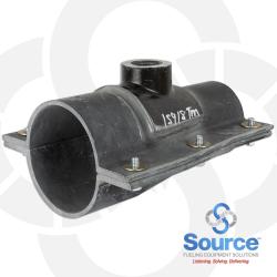 4 Inch X 3 Inch Reducer With 3/4 Inch Tap (2 Piece)
