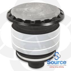 5 Gallon Vapor/Spill Containment Manhole Duratuff Ii Base With Aluminum Cover Evr With Drain Valve (E85 Approved)