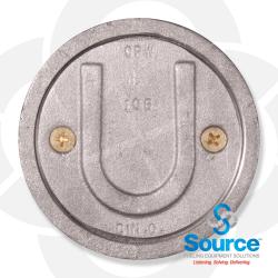 Unleaded Round Cast Aluminum In-Ground Tank/Product ID Marker