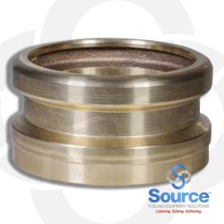 4 Inch Tight Fill Adapter Top Seal Without Lugs - Brass