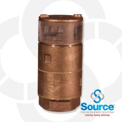 1-1/2 Inch Double Poppet Foot Valve