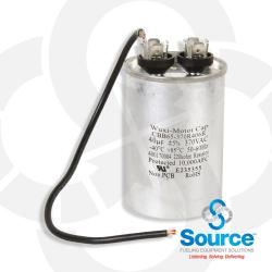 Capacitor Assembly For 2 Hp Fixed Speed 60 Hz 40 Ufd 370 Volt Single-Phase