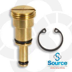 Brass Manual Relief Screw Assembly