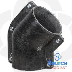 4 Inch 2-Piece Secondary Containment 45 Degree Elbow