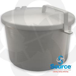 4 Inch 7-1/2 Gallon Ast Spill Container With Drain