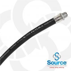 5/8 Inch x 6 Foot Black Flexsteel Futura Hardwall Hose 3/4 Inch Male Swivel x 3/4 Inch Male Swivel Ends UL330 and ULC Listed (20835373)