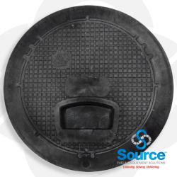 12 Inch Frc Replacement Lid For Grade Level Spill Container - Standard Black