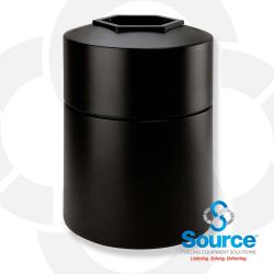 45 Gallon Round Waste Container (Black)