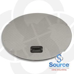 42 Inch Gray Bolt Down Fiberglass Composite Manway Cover