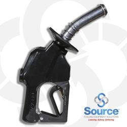 7H Series Black Diesel/B5 Automatic Truck Nozzle With 1 Inch NPT Inlet  1-Piece Hand Insulator  Fillgard Splash Guard  And Aluminum Spout With Spout Ring  Without Hold-Open Rack. UL 2586 Listed.