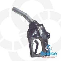 7H Series Black Diesel/B5 Automatic Truck Nozzle With 1 Inch NPT Inlet  1-Piece Hand Insulator  Fillgard Splash Guard  And Aluminum Spout  Without Spout Ring Or Hold-Open Rack. UL 2586 Listed.