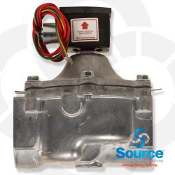 2 Inch Solenoid Valve Normally Closed 120/60 Vac - Upright And Vertical Mount Explosion Proof