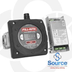 6-40 GPM 900 Series 4-Digit Digital Fuel Transfer Meter With 1 Inch Inlet/Outlet, Backlit LCD Display, 10/100 PPG Pulser, And Intrinsically Safe Barrier