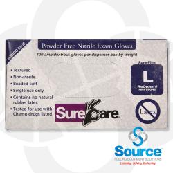 4 Mil Large Nitrile Exam Gloves (100 Count)