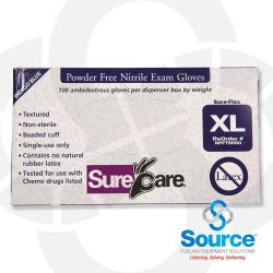 4 Mil X-Large Nitrile Exam Gloves (100 Count)