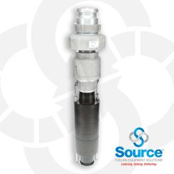 2 Inch Carb EVR Approved AST Overfill Prevention Valve With 2 Inch Dry Disconnect Adapter x 4 Inch Female NPT 