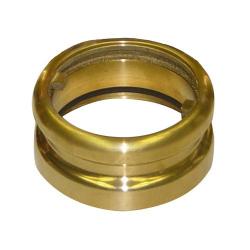 Fill Adapter - Brass - Lugs 4 Inch Npsm X 4 Inch Cam & Groove