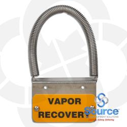 Clamp-On Tank Riser ID Tag : Vapor Recovery