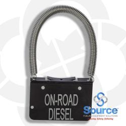 Clamp-On Tank Riser Id Tag Etched : On-Road Diesel
