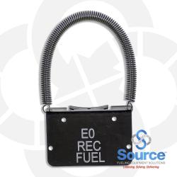 Clamp-On Tank Riser ID Tag, Etched: E0 Rec Fuel