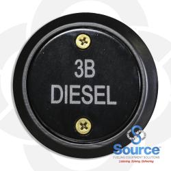 In-Ground Tank/Product ID Marker, Etched : 3B Diesel Kit Tank # 4