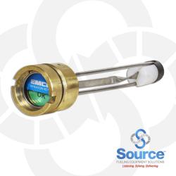 Brass Screw-On EZ-Gage For Doublewall Spill Containment Interstitial