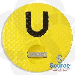 Composite Replacement Cover And Seal For A1004-210 Spill Containment, Yellow/Diesel