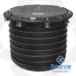 Spill Containment Evr 5 Gallon NPT Single Wall Replaceable Poly Bellows Ductile Iron Lid Includes Drain