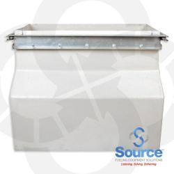 B1000 Economy Series Gilbarco Encore 300/500/700 Singlewall FRP UDC Under-Dispenser Containment Sump With Galvanized Frame And Electrical Offsets On Both Ends