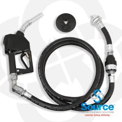 Balance Vapor Recovery Convrsion Package With 11Bp Black Nozzle Splash Guard Swivel 66Rec Breakaway Whip Hose 8 Foot 6 Inch Curb Hose And Adapter