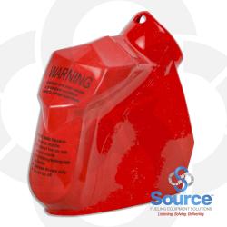 Red 11B Series Newgard 2-Piece Style Nozzle Scuff Guard, Without Barrel Hand Insulator Or Fillgard Splash Guard