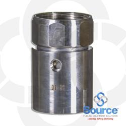 1-1/2 Inch Doublewall Swage-On Swivel Coupling With Flat Gasket