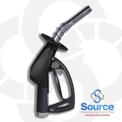 ERGO75 Black E10 Gasoline Automatic Retail Prepay Nozzle With 3/4 Inch Inlet. UL LIsted