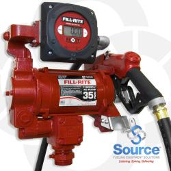 115/230V High Flow AC Pump 3/4 HP UL Motor 900D Meter 1 Inch X 18 Foot Hose 1 Inch Ultra High Flow Automatic Nozzle