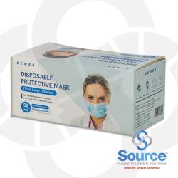 3 Ply Surgical Grade Ear-Loop Face Mask FDA And CU Approved (Pack of 50)