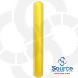 4 Inch x 52 Inch x 1/4 Inch Thick Yellow Pipe Bollard Cover