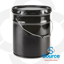 Steel Service Pail With Leakproof Lid - 5 Gallon