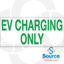 70 Inch Wide x 31 Inch Tall 7-11 EV Charging Only Vinyl Stencil