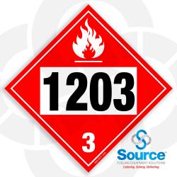 10-3/4 Inch D.O.T. 1203 Decal