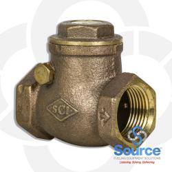 3/4 Inch Swing Check Valve, Brass      