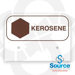 KEROSENE Storage Tank Fill Pipe ID Tag