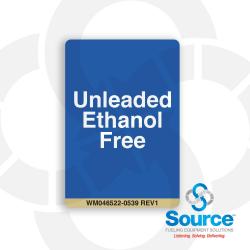 Unleaded Ethanol Free Decal Helix